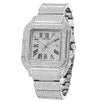 Silver Tone Crystal Watch